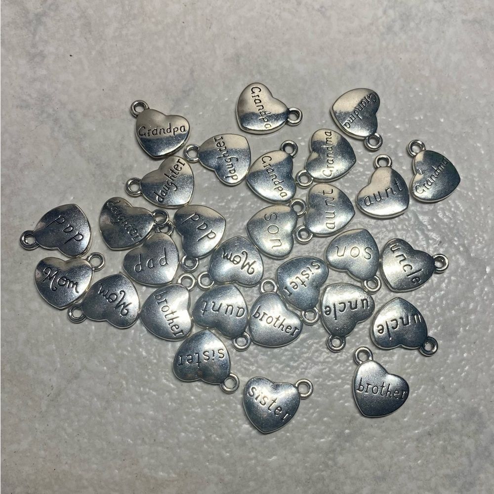 Family Member Heart Charms 29